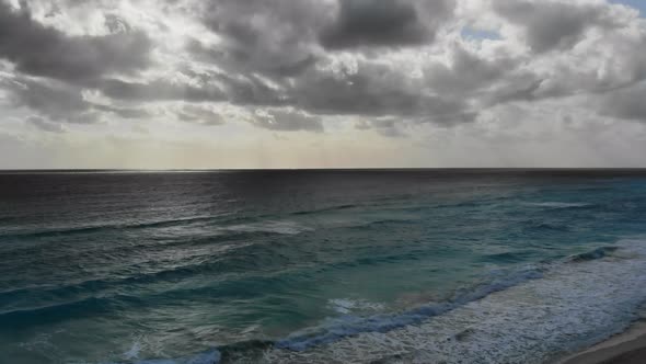 Coast As a From Top View Turquoise Water Seascape From Air