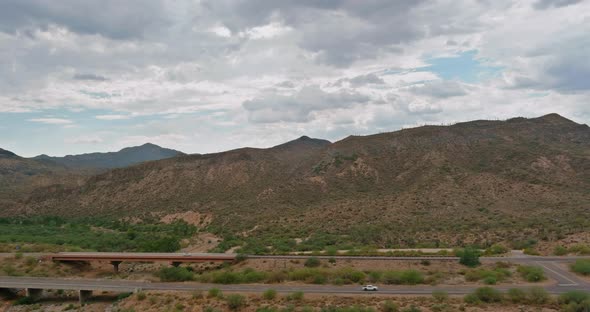 Amazing Beautiful Panoramic Landscape in Valley Arizona