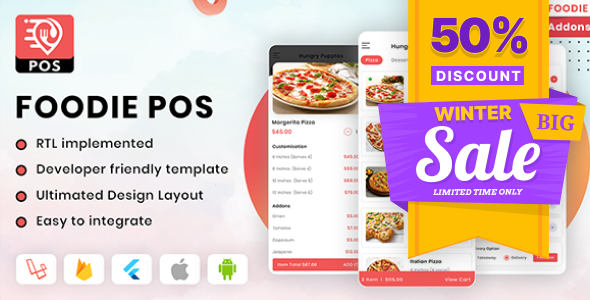 Foodie POS | Food Delivery App | POS for restaurants