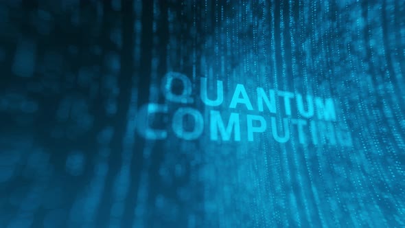 Abstract Tech Source Code Quantum Computing