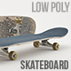 Low Poly Skateboard - 3DOcean Item for Sale