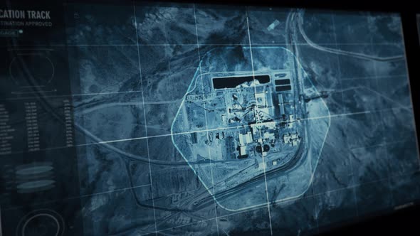 Satellite Camera Technology Conducts Analysis Of Modern Chemicals Plant alt