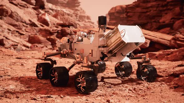 Mars Rover Perseverance Exploring the Red Planet