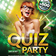 Quiz Party Flyer Template  - GraphicRiver Item for Sale