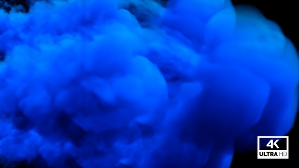 Large Scale Blue Smoke Streaming alt