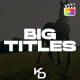 Big Text Titles \ FCPX - VideoHive Item for Sale