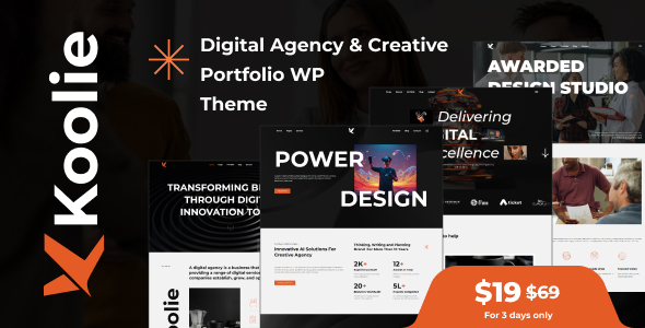 koolie - Creative Agency WordPress Theme