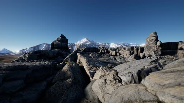 Rock and Stones in Alps Mountains alt