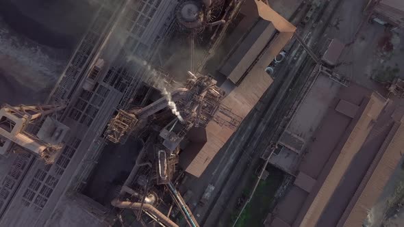 Aerial View of Metallurgical Plant