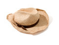Raffia farmer hat with leather hatband - PhotoDune Item for Sale
