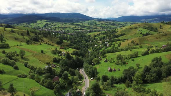 Mountain Village Skyline