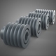 Collection Standard Roller Belt Pulley Sheave Wheel Groove Drive - 3DOcean Item for Sale