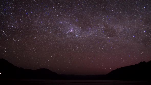 Night stars timelapse