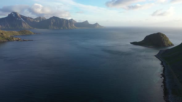 Beatiful Norwegian coastline