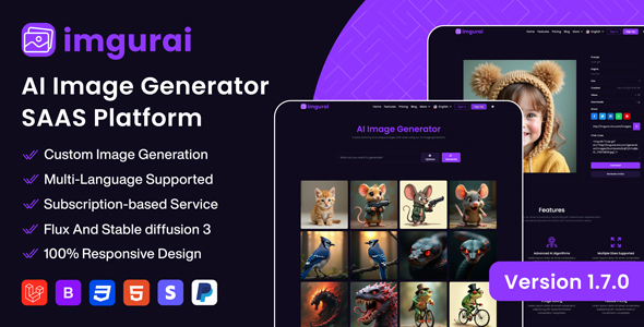 Imgurai - AI Image Generator (SAAS)