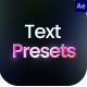 Text Elite Presets - VideoHive Item for Sale