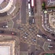 A Drone View From Above of a Busy Intersection with Different Traffic Flows - VideoHive Item for Sale