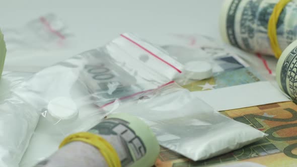 Monetary Profit From The Sale Of Cocaine And Narcotic Tablets
