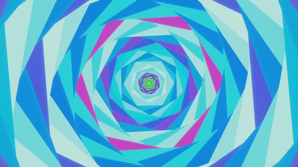 Rotating Hexagon Wormhole Title Intro Animation With Greenscreen Motion Graphics Background