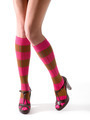Young woman legs posing with pink striped socks and sandals - PhotoDune Item for Sale