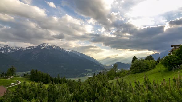 4K Timelapse at Mosern, Tyrol, Austria Valley01