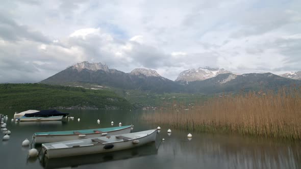 Annecy lake alps france water boats holiday