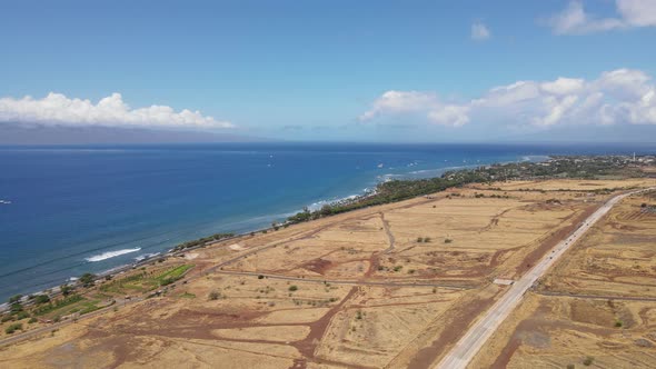 Aerial View of the West Coast of Maui