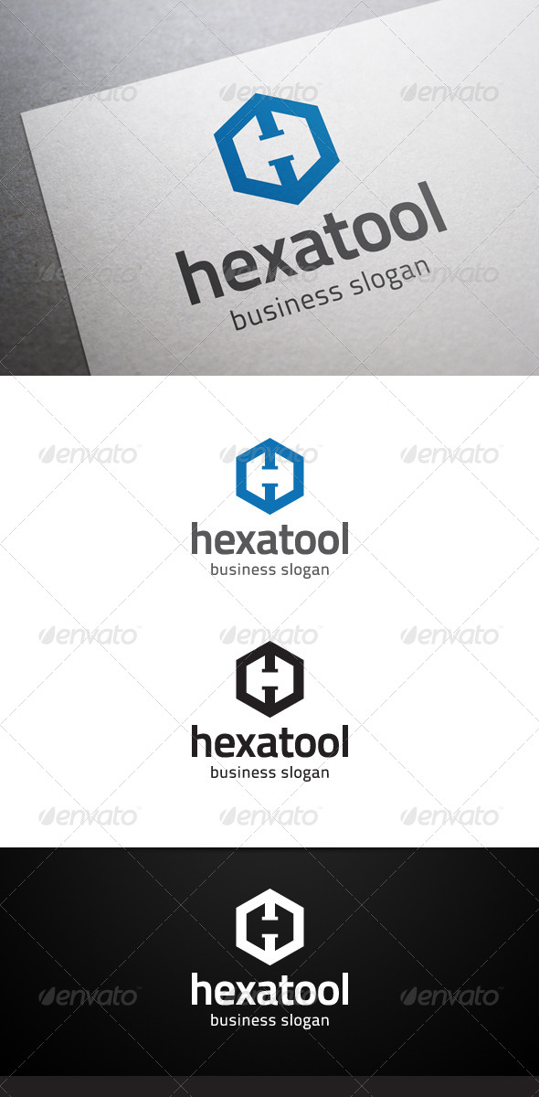 Hexatool H Letter Logo