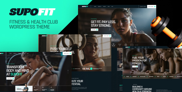 Supofit – Fitness & Health Club WordPress Theme