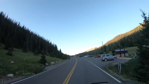 Rocky Mountain National Park Trail Ridge Road part 2.  Beginning the ascent with this hyper lapse of
