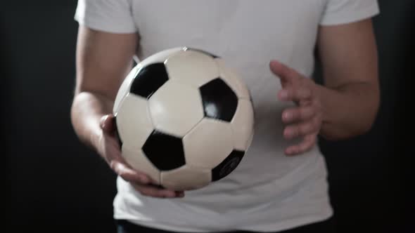 Close Up Portrait of Soccer Player