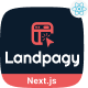 Landpagy – SaaS Startup & AI Product Landing Template for Next.js - ThemeForest Item for Sale