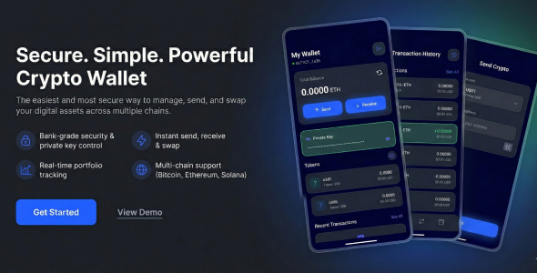 Multi Wallets -React Native  Crypto Wallet System