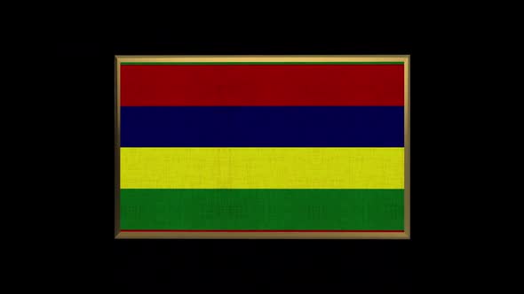 Mauritius 3D Flag