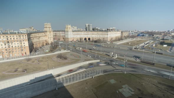 spring in Moscow, Russia