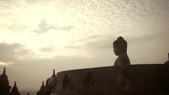 Borobudur Temple is a 9th-century Mahayana Buddhist temple in Magelang Regency, not far from the tow