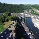 Aerial view of Bouillon Castle in the province of Luxembourg, Belgium, Europe. World heritage - VideoHive Item for Sale