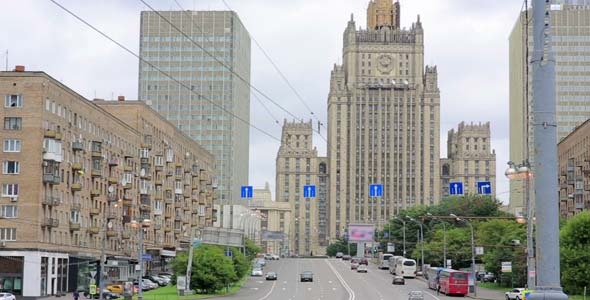 Soviet Era Buildings, Moscow, Russia