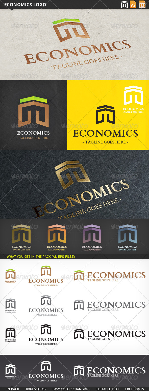 Economics Abstract Logo Template