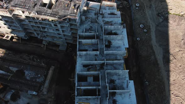 Floors of Residential Building in Process of Construction