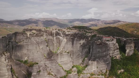 Greek monasteries on the rocks