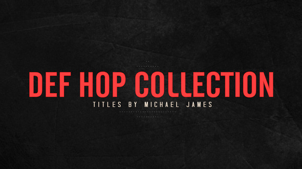 Def Hop Title Collection