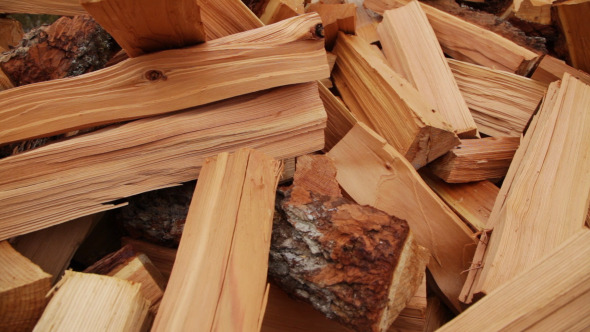 Panoramic Close-up Firewood 4