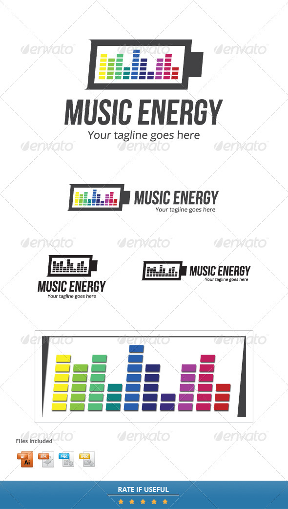 Music Energy Logo Template