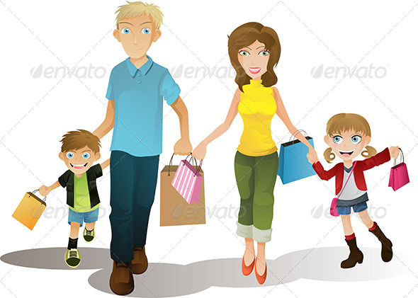 Shopping Family