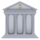 Roman or Greek Temple Bank Symbol - GraphicRiver Item for Sale