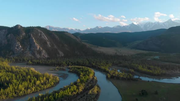 Kurai Steppe and Chuya River