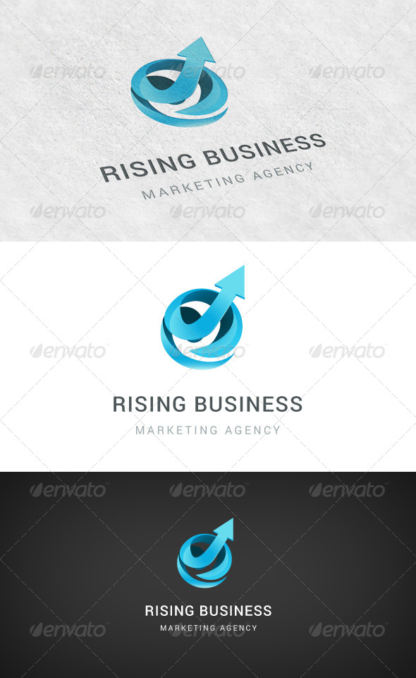 Rising Business Logo