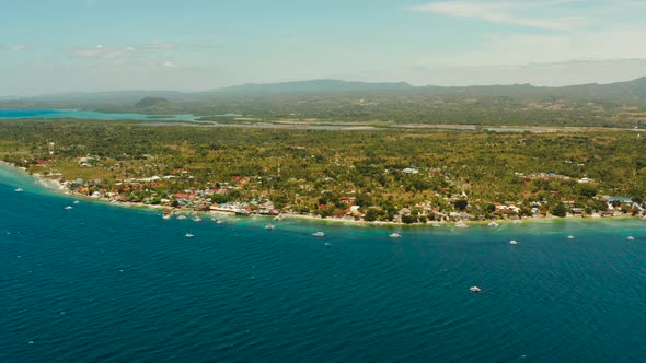 The Coast of the Island of Cebu Moalboal Philippines