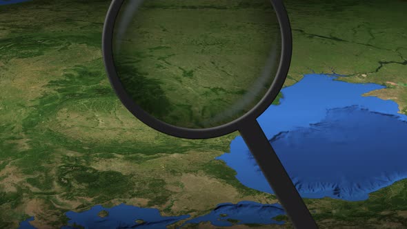 Loupe Finds Bucharest City on the Map alt